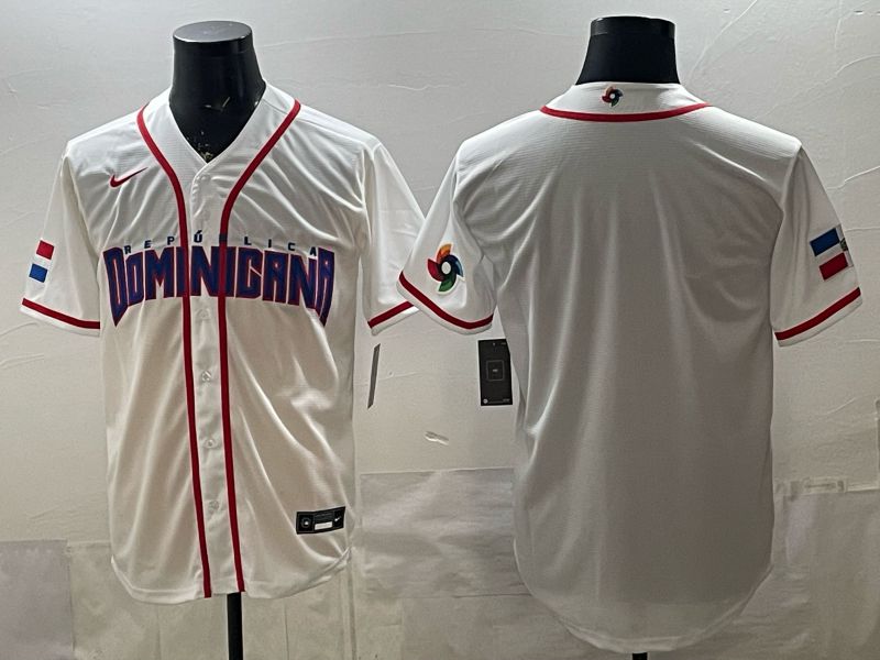Men 2026 World Cub Blank White Game Nike MLB Jersey style 003